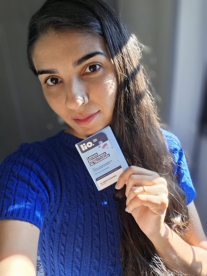 Review de lenços absorventes de oleosidade Lio